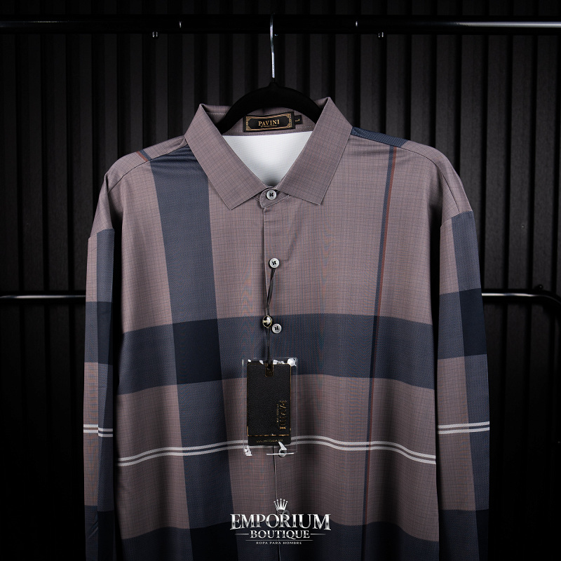 Camisa Pavini Original Café, Pavini Original