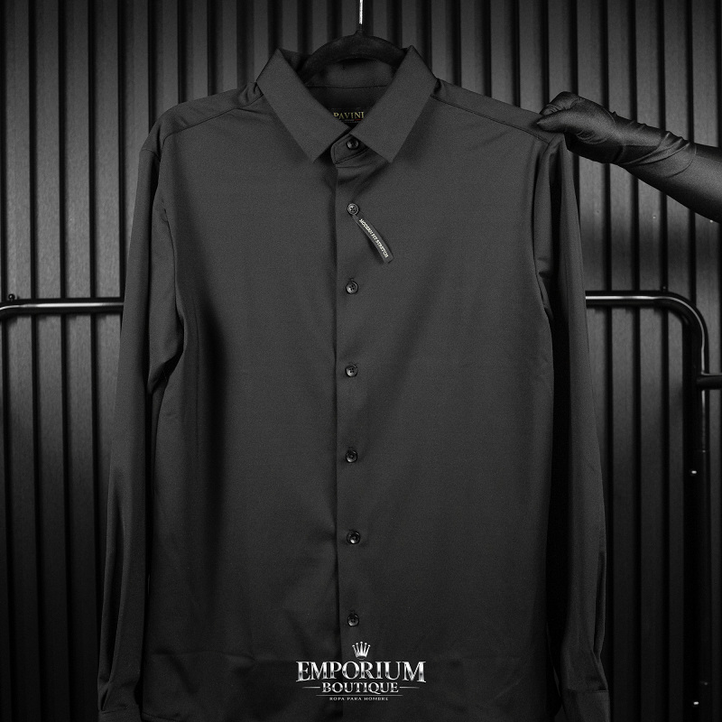 Camisa Pavini Original Negro, Pavini Original